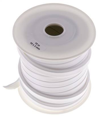 10x3 mm PTFE Face Sealing Tape 10 m