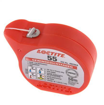 Thread Sealing Fiber Loctite Polyamide 50m