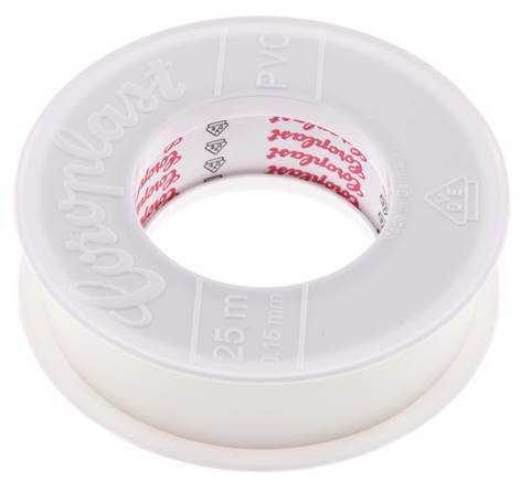 Electrical Insulation Tape VDE-tested 25mm/25m White