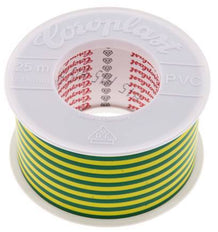 Electrical Insulation Tape VDE-tested 50mm/25m Green/Yellow