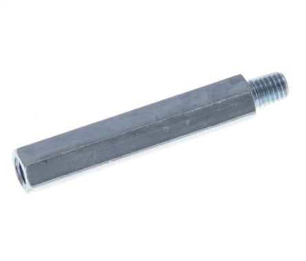 Steel Male/Female M6x1 Grease Nipple Extension 53mm