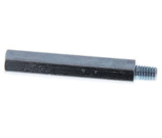 Steel Male/Female M6x1 Grease Nipple Extension 53mm