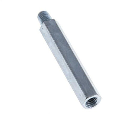 Steel Male/Female M6x1 Grease Nipple Extension 53mm