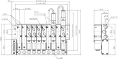 8x Multipole-Connector YPC SF2000 Valves 24VDC