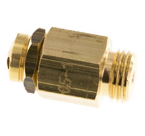 G 1/4'' Brass Adjustable Safety Valve 0.5-1 bar (7.25-14.50 psi)