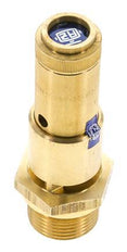 G 3/4'' Brass Pre-Set Safety Valve 0.5 bar (7.25 psi) DN 10