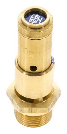 G 3/4'' Brass Pre-Set Safety Valve 0.6 bar (8.7 psi) DN 10