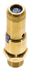 G 1/2'' Brass Pre-Set Safety Valve 1 bar (14.5 psi) DN 10