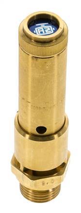G 1/2'' Brass Pre-Set Safety Valve 19 bar (275.58 psi) DN 10