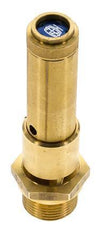 G 3/4'' Brass Pre-Set Safety Valve 20 bar (290.08 psi) DN 10