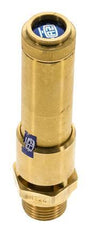 G 1/2'' Brass Pre-Set Safety Valve 24.5 bar (355.35 psi) DN 10