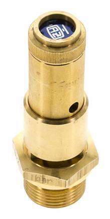 G 3/4'' Brass Pre-Set Safety Valve 2.4 bar (34.81 psi) DN 10