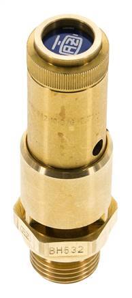 G 1/2'' Brass Pre-Set Safety Valve 2.9 bar (42.06 psi) DN 10