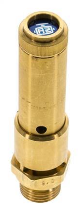 G 1/2'' Brass Pre-Set Safety Valve 32 bar (464.13 psi) DN 10