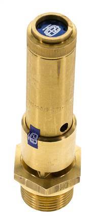 G 3/4'' Brass Pre-Set Safety Valve 32 bar (464.13 psi) DN 10