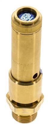G 1/2'' Brass Pre-Set Safety Valve 40 bar (580.16 psi) DN 10