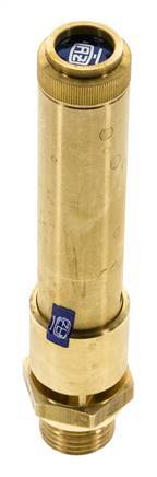 G 1/2'' Brass Pre-Set Safety Valve 43 bar (623.67 psi) DN 10