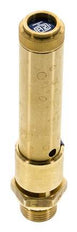 G 1/2'' Brass Pre-Set Safety Valve 44 bar (638.18 psi) DN 10