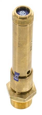 G 3/4'' Brass Pre-Set Safety Valve 44 bar (638.18 psi) DN 10