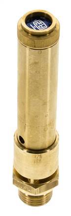 G 1/2'' Brass Pre-Set Safety Valve 44.5 bar (645.43 psi) DN 10