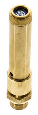 G 1/2'' Brass Pre-Set Safety Valve 44.5 bar (645.43 psi) DN 10