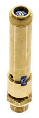 G 1/2'' Brass Pre-Set Safety Valve 48 bar (696.19 psi) DN 10