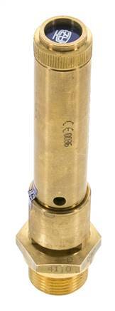 G 3/4'' Brass Pre-Set Safety Valve 49 bar (710.7 psi) DN 10