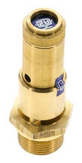 G 3/4'' Brass Pre-Set Safety Valve 4.2 bar (60.92 psi) DN 10