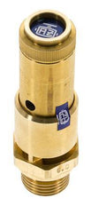 G 1/2'' Brass Pre-Set Safety Valve 5 bar (72.52 psi) DN 10