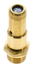 G 3/4'' Brass Pre-Set Safety Valve 6 bar (87.02 psi) DN 10