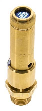 G 1/2'' Brass Pre-Set Safety Valve 8.7 bar (126.18 psi) DN 10