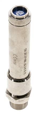G 1/2'' Nickel-plated Brass Pre-Set Safety Valve 50 bar (725.2 psi) DN 10
