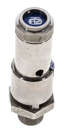 G 3/4'' Nickel-plated Brass Pre-Set Safety Valve 8 bar (116.03 psi) DN 10