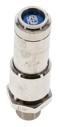 G 3/8'' Nickel-plated Brass Pre-Set Safety Valve 0.5 bar (7.25 psi) DN 10
