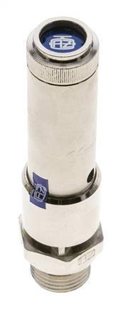 G 1/2'' Nickel-plated Brass Pre-Set Safety Valve 20 bar (290.08 psi) DN 10
