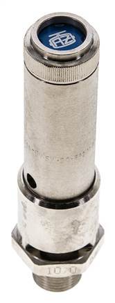 G 3/8'' Nickel-plated Brass Pre-Set Safety Valve 11 bar (159.54 psi) DN 10