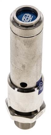 G 3/8'' Nickel-plated Brass Pre-Set Safety Valve 11 bar (159.54 psi) DN 10