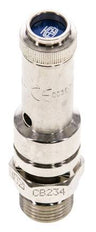 G 1/4'' Nickel-plated Brass Pre-Set Safety Valve 9 bar (130.54 psi) DN 8