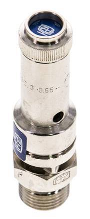 G 3/8'' Nickel-plated Brass Pre-Set Safety Valve 1 bar (14.5 psi) DN 8