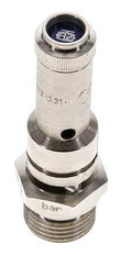 G 1/2'' Nickel-plated Brass Pre-Set Safety Valve 6 bar (87.02 psi) DN 8