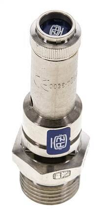 G 1/2'' Nickel-plated Brass Pre-Set Safety Valve 14 bar (203.06 psi) DN 8
