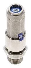 G 1/2'' Stainless steel 316 Ti Pre-Set Safety Valve 1.5 bar (21.76 psi) DN 10