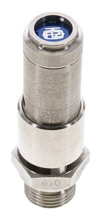 G 1/2'' Stainless steel 316 Ti Pre-Set Safety Valve 8 bar (116.03 psi) DN 10