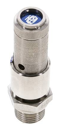 G 1/2'' Stainless steel 316 Ti Pre-Set Safety Valve 8 bar (116.03 psi) DN 10