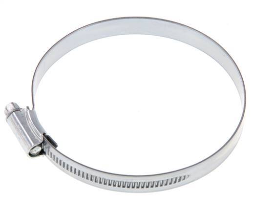 80 - 100 mm Hose Clamp with a Galvanised Steel 12 mm band - Ideal [5 Pieces]