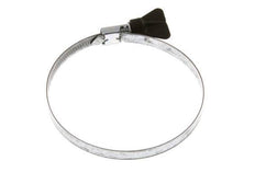 80 - 100 mm Hose Clamp with a Galvanised Steel 9 mm band With Butterfly Handle - Norma [5 Pieces]
