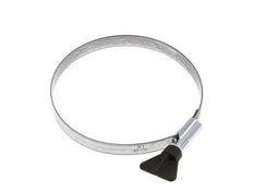 90 - 110 mm Hose Clamp with a Galvanised Steel 12 mm band With Butterfly Handle - Norma [2 Pieces]