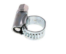 8 - 12 mm Hose Clamp with a Galvanised Steel 9 mm band - Ideal [10 Pieces]