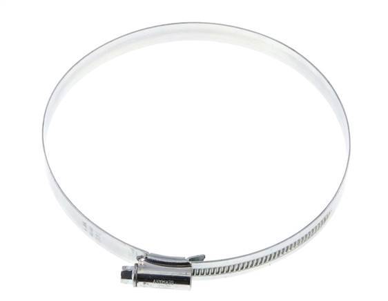 120 - 140 mm Hose Clamp with a Galvanised Steel 12 mm band - Ideal [2 Pieces]
