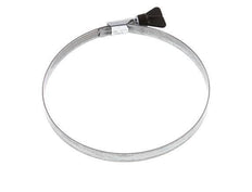 130 - 150 mm Hose Clamp with a Galvanised Steel 12 mm band With Butterfly Handle - Norma [2 Pieces]